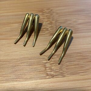 Allsaints Gold Statement Earrings